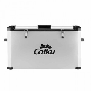 60L big capacity DC 12V/24V portable camping car fridge with single zone single temperature for RV caravan