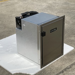 50L DC 12V/24V built in upright fridge with dual zones dual temperature for RV Yacht caravan