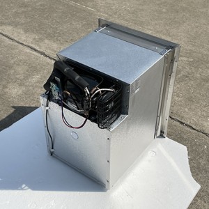 50L DC 12V/24V built in upright fridge with dual zones dual temperature for RV Yacht caravan