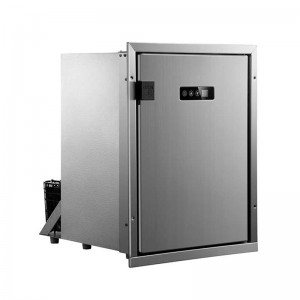 40L DC 12V/24V built in upright fridge with dual zones dual temperature for RV Yacht caravan